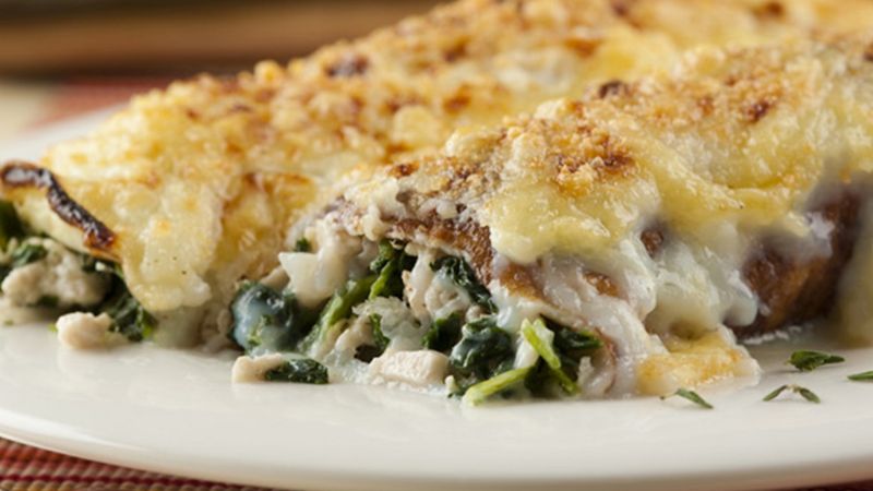 La receta de los canelones de espinaca gratinados que podr ser tu aliado para empezar la dieta