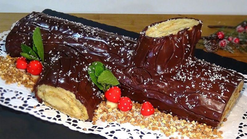 Buchê de Noël, la receta del tronco de Navidad que vas a querer hacer este 24 de diciembre