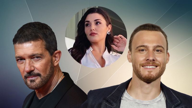 Kerem Bürsin deja atrás todo rastro de Hande Erçel y reaparece en Málaga junto con Antonio Banderas