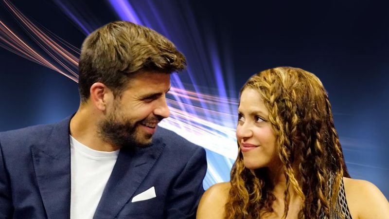 Shakira celebra su victoria bajo la vigilancia de Gerard Piqué