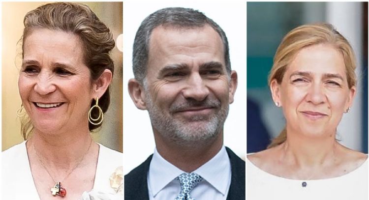 La Infanta Cristina y la Infanta Elena, las dos protagonistas del día especial del Rey Felipe