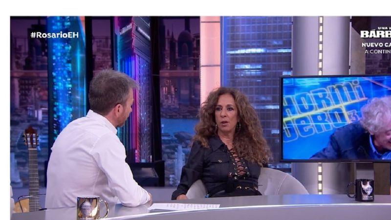 Pablo Motos se lleva la mano al corazón al oír a Rosario Flores hablar sobre Quique San Francisco